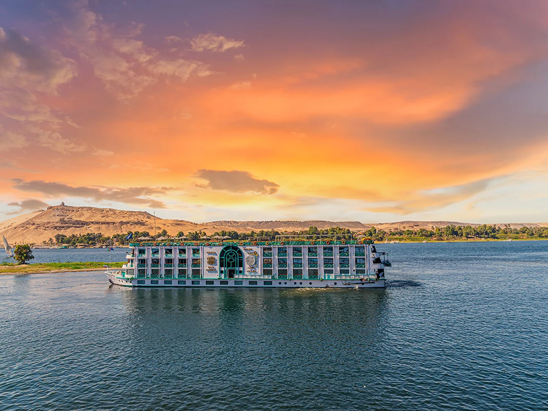 Exterior view of the Sonesta Moon Goddess Nile Cruise Ship Nile cruise ship